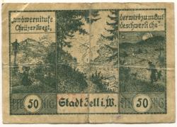 Zell - Stadt - Februar 1920 - 50 Pfennig 