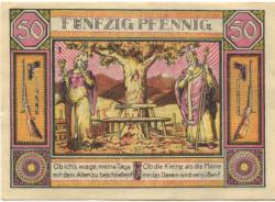 Zella-Mehlis - Stadt - November 1921 - 50 Pfennig 